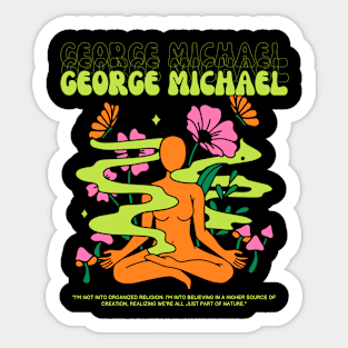 George Michael // Yoga Sticker